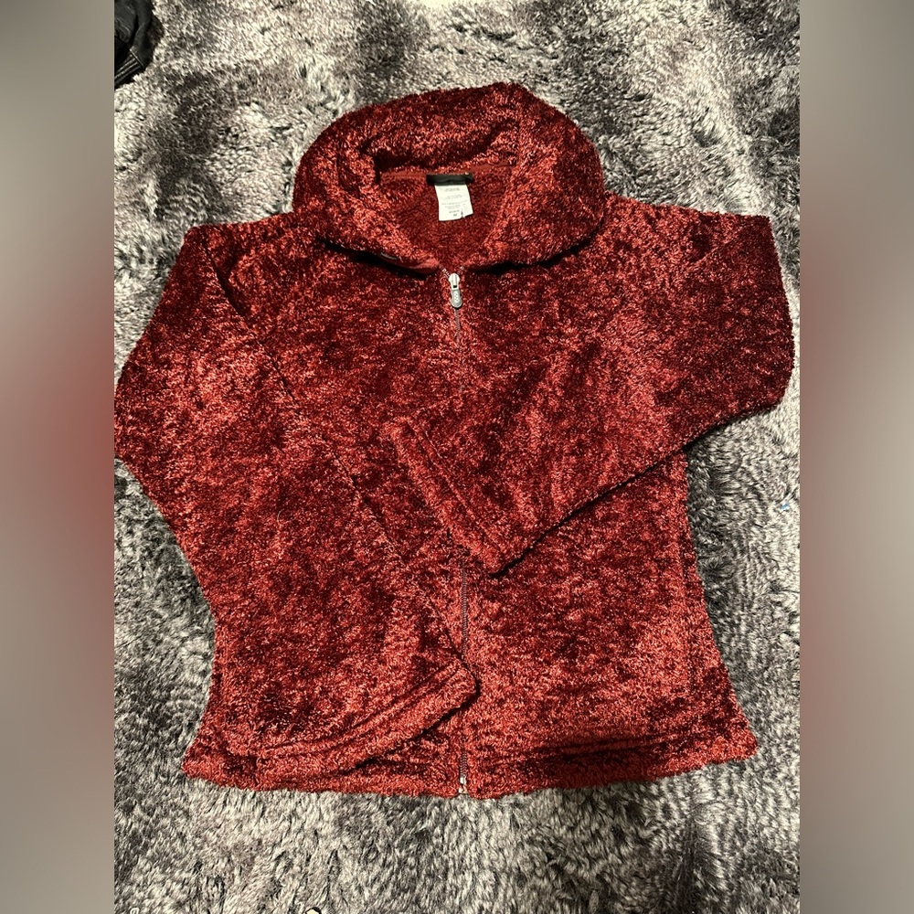 Patagonia Synchilla Furry Fleece Zip Up Sweater Med